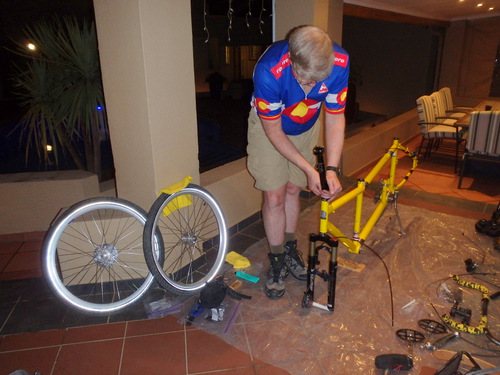 Wheel and Frame Assembly.